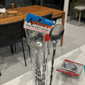 Craft Silver Twisted Bar Spoon Set